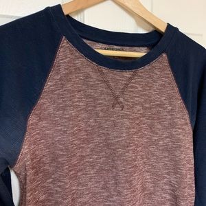 Long sleeve Arizona waffle weave tee